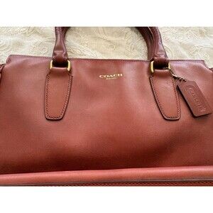 Coach Legacy Candace Carryall 24201 Glove Tanned Leather Satchel Brown 2012 EUC
